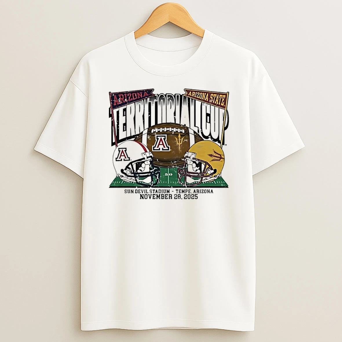 Arizona State Sun Devils Vs Arizona Wildcats 2025 Territorial Cup Shirts