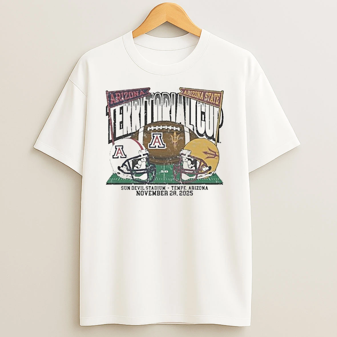 Arizona State Sun Devils Vs Arizona Wildcats 2025 Territorial Cup T Shirts