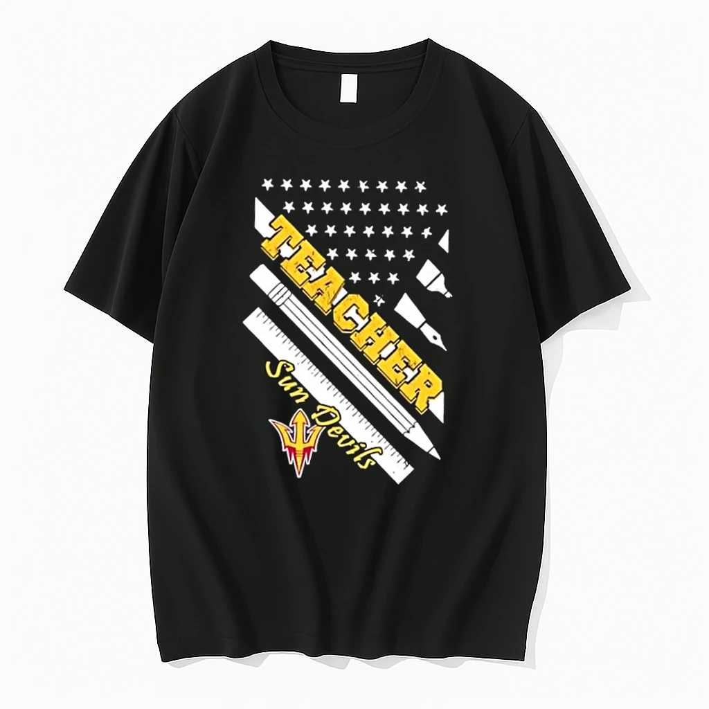 Arizona State Sun Devils X Teacher American Flag Shirts