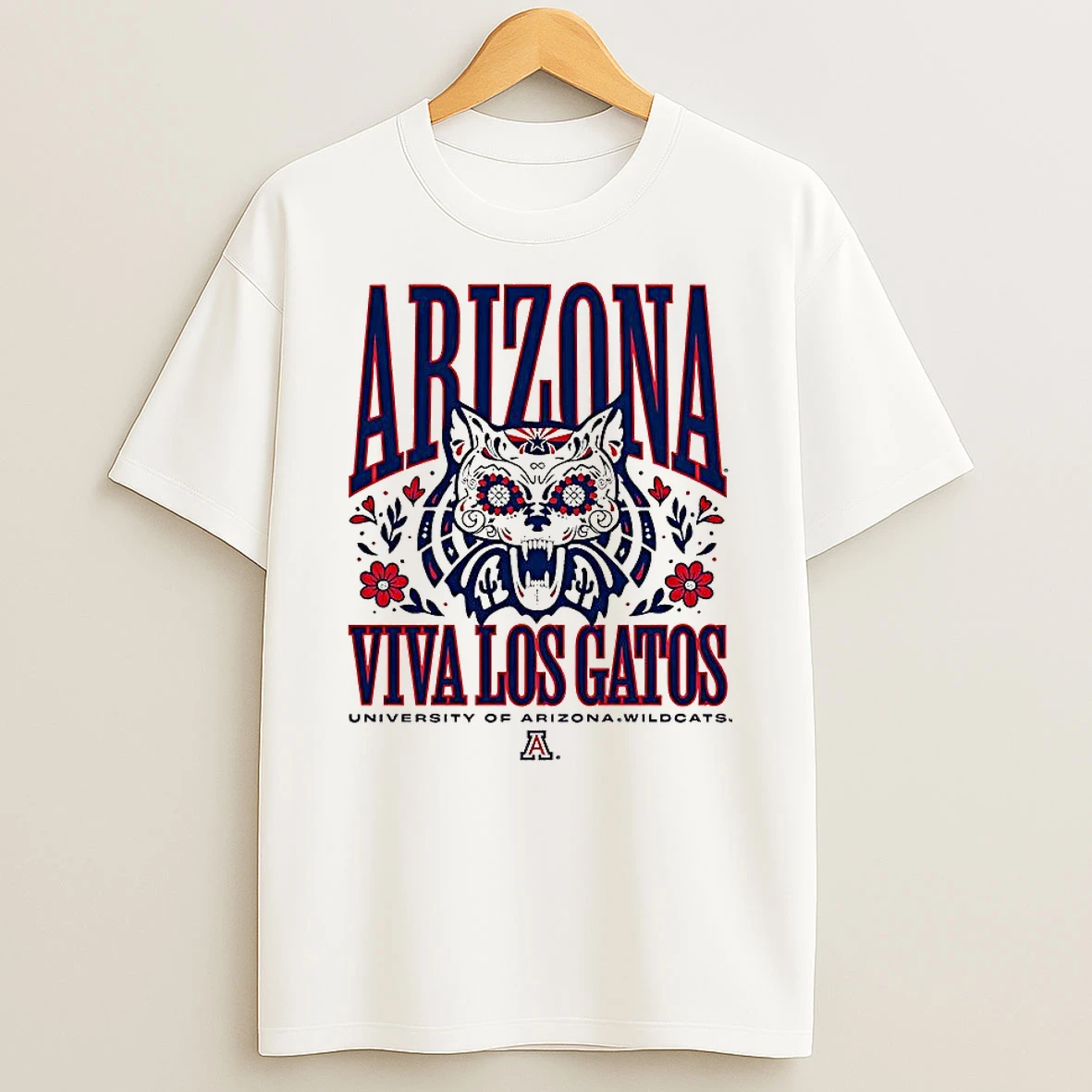 Arizona Wildcats Viva Los Gatos Dia De Los Muertos Shirts