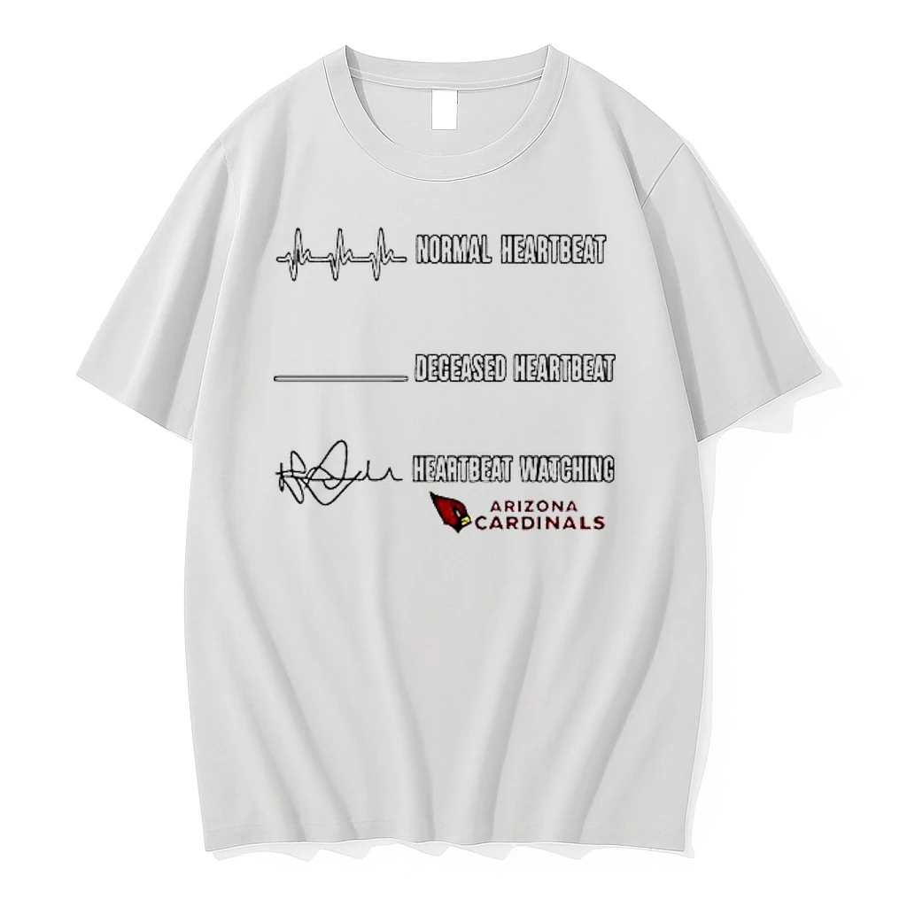 Arizona Cardinals Normal Heartbeat Deceased Heartbeat Heartbeat Watching Shirts