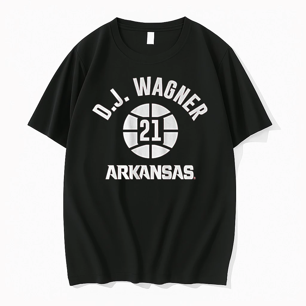 Arkansas Razorbacks Basketball D J Wagner Name Number Ball 21 Shirts