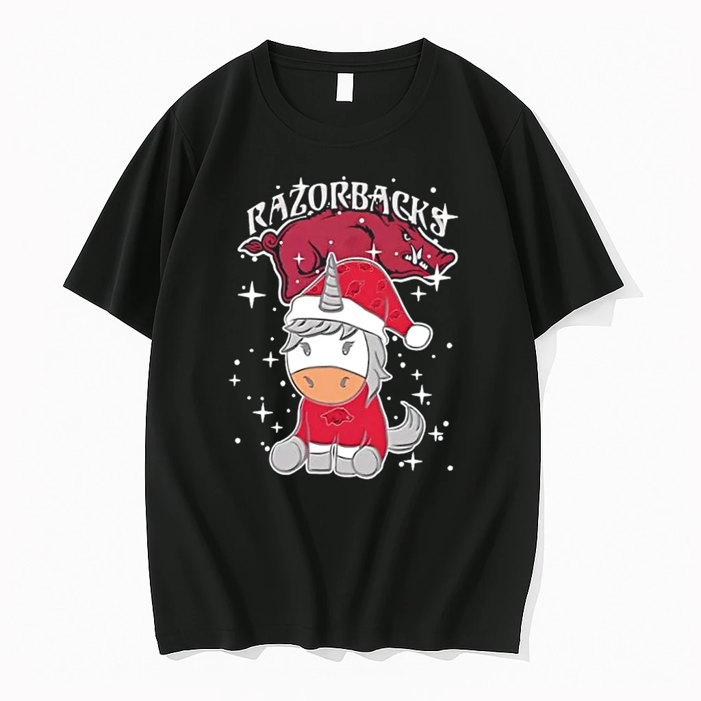 Arkansas Razorbacks Football X Unicorn Merry Christmas Shirts