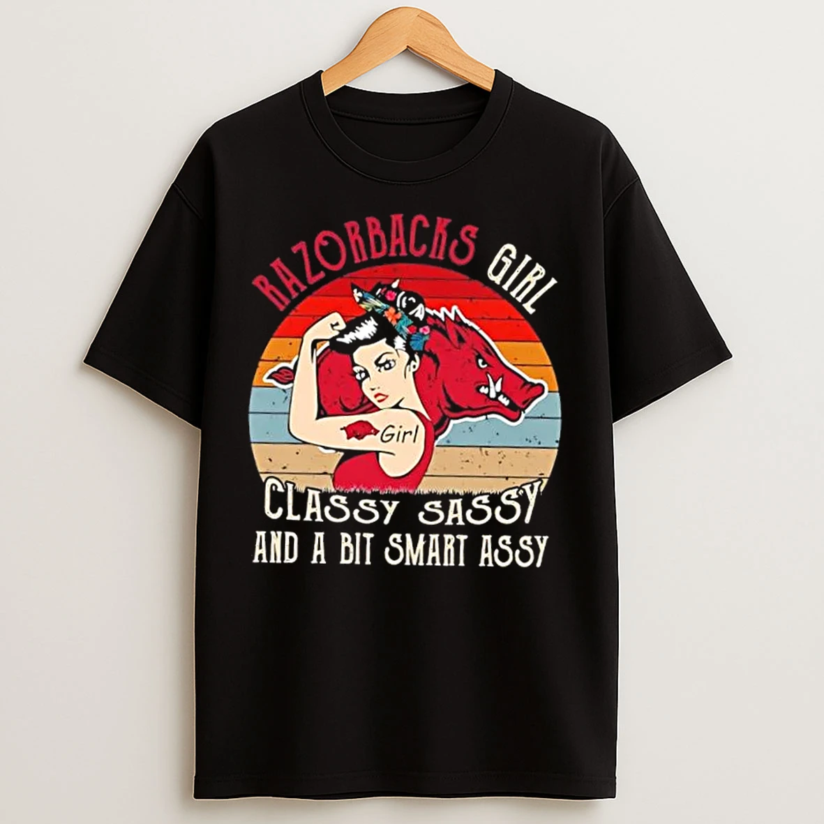Arkansas Razorbacks Girl Classy Sassy And A Bit Smart Assy T Shirts
