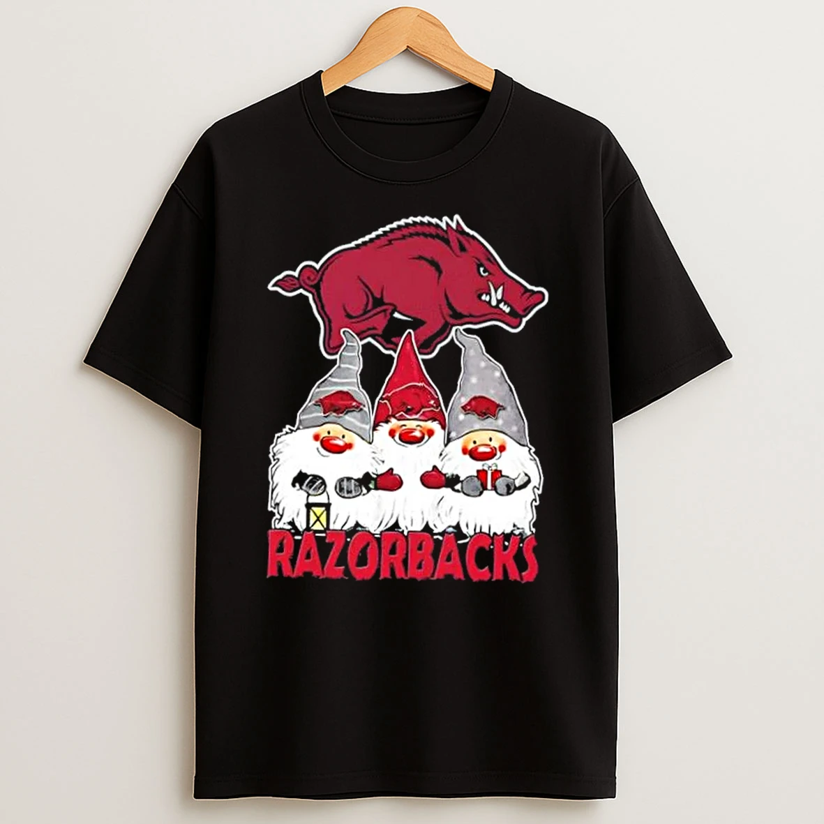 Arkansas Razorbacks X Gnomes Xmas Christmas Shirts