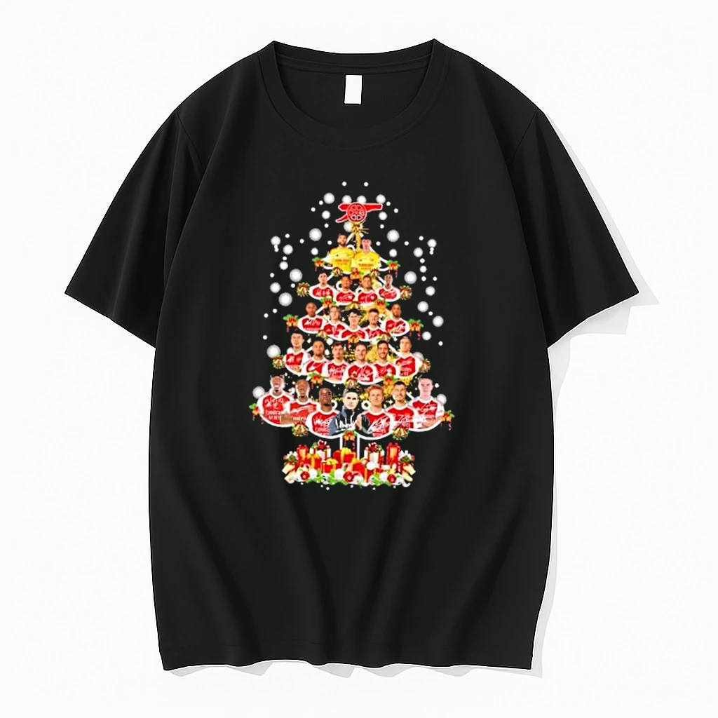 Arsenal Coach Mikel Arteta Odegaard Saka Rice Merino And All Players Christmas Tree Shirts