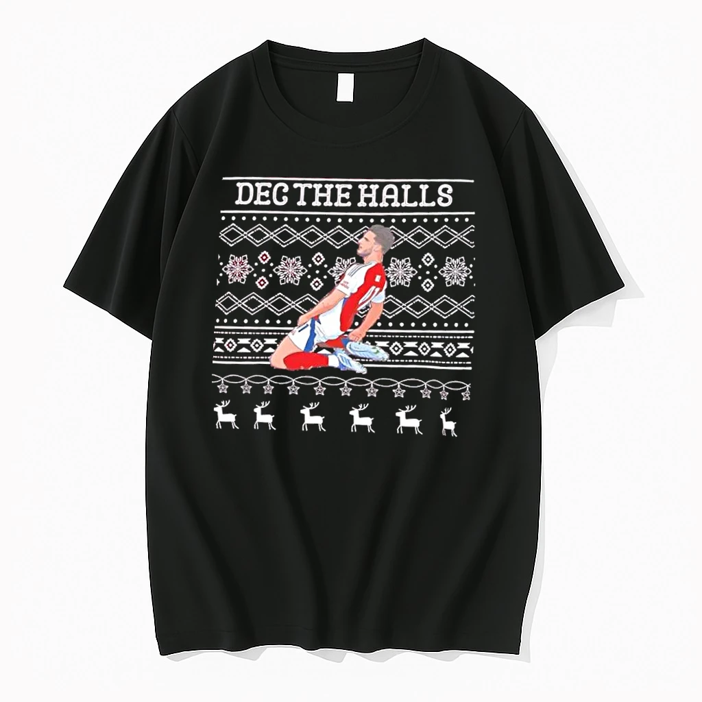 Arsenal Fc Declan Rice The Halls Christmas Football Celebration Shirts