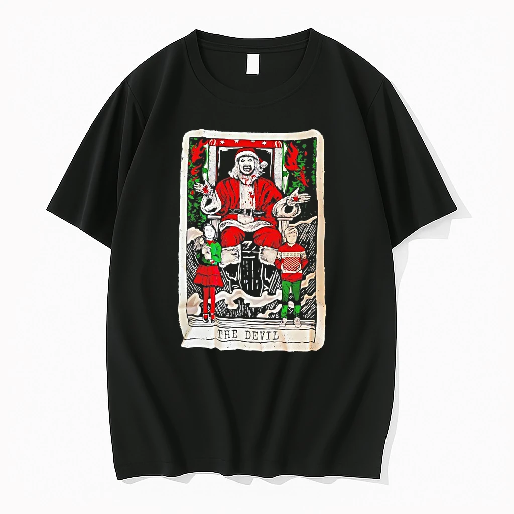 Art The Clown Santa Claus The Devil Christmas Shirts