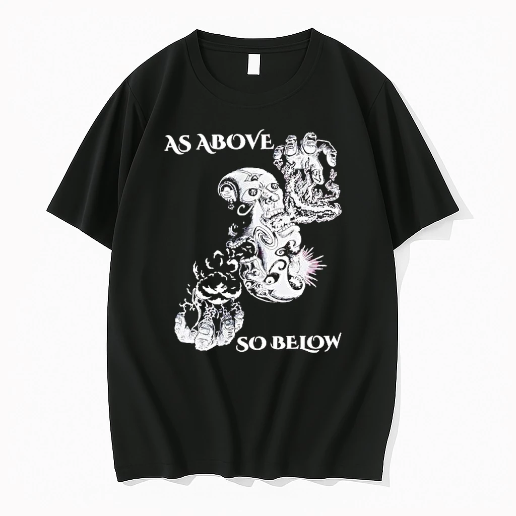 As Above So Below Skull Shirts