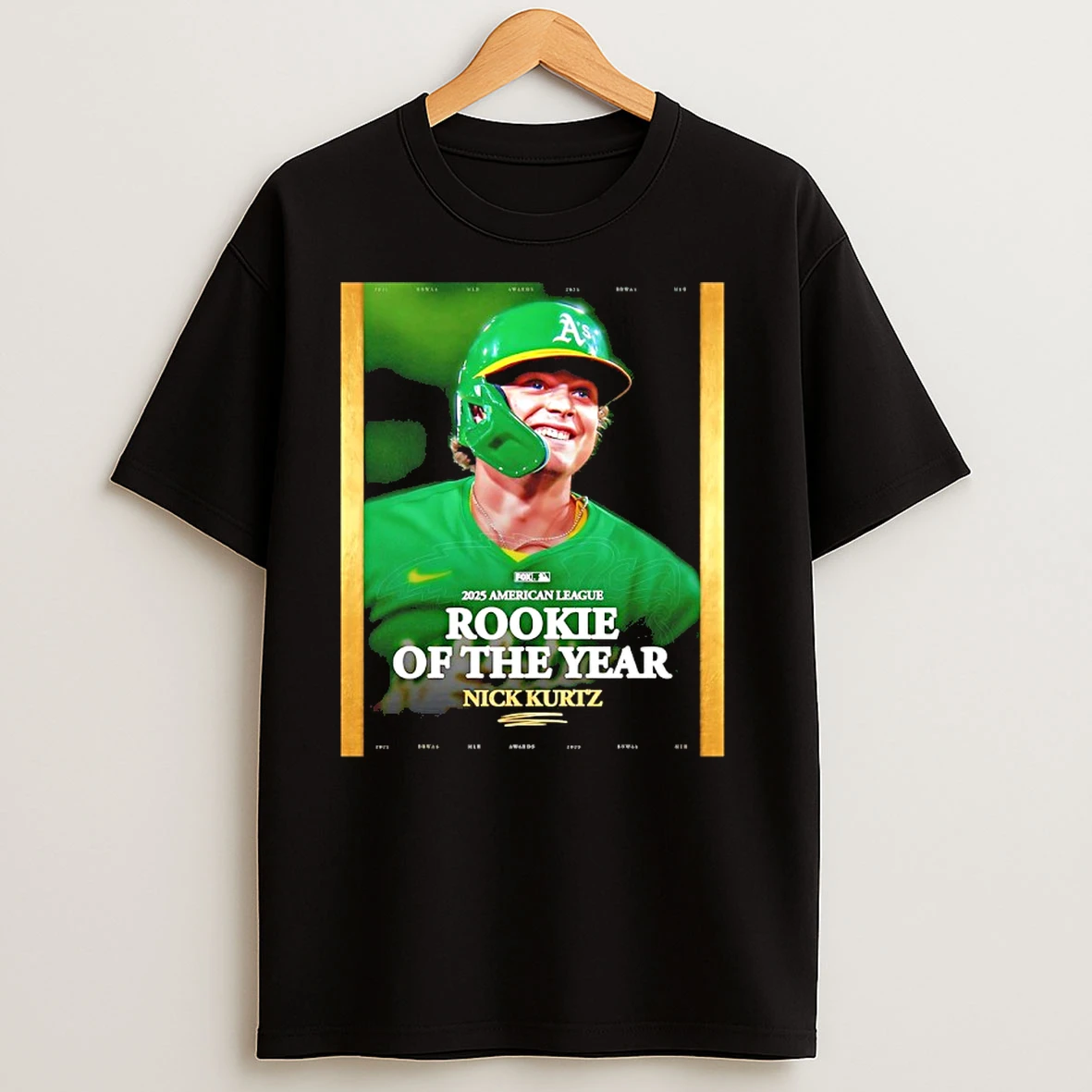 Athletics Baseball Nick Kurtz Is The 2025 Al Rookie Of The Year T Shirts