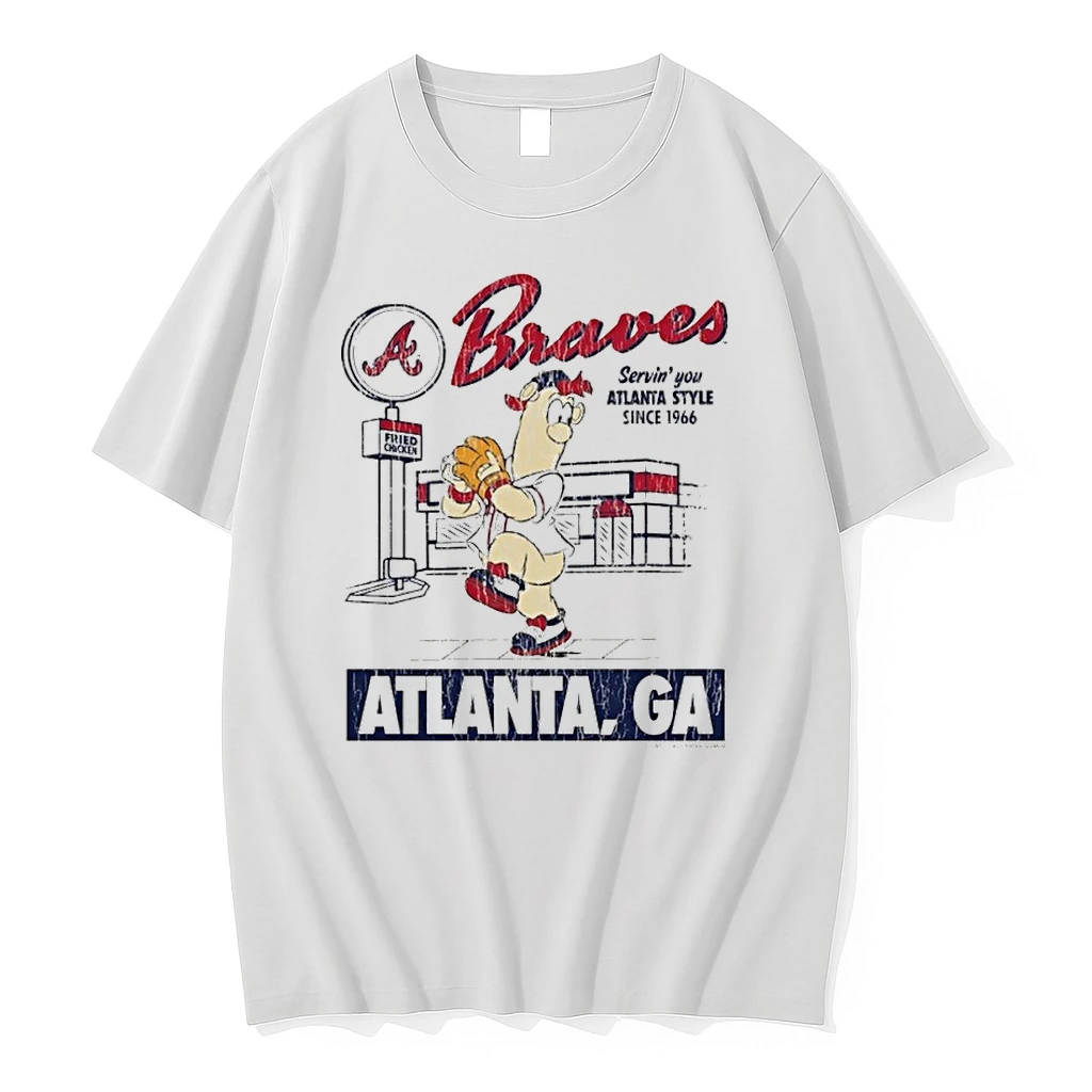 Atlanta Braves Mitchell Ness Deli Shirts