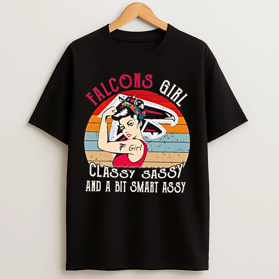 Atlanta Falcons Girl Classy Sassy And A Bit Smart Assy T Shirts