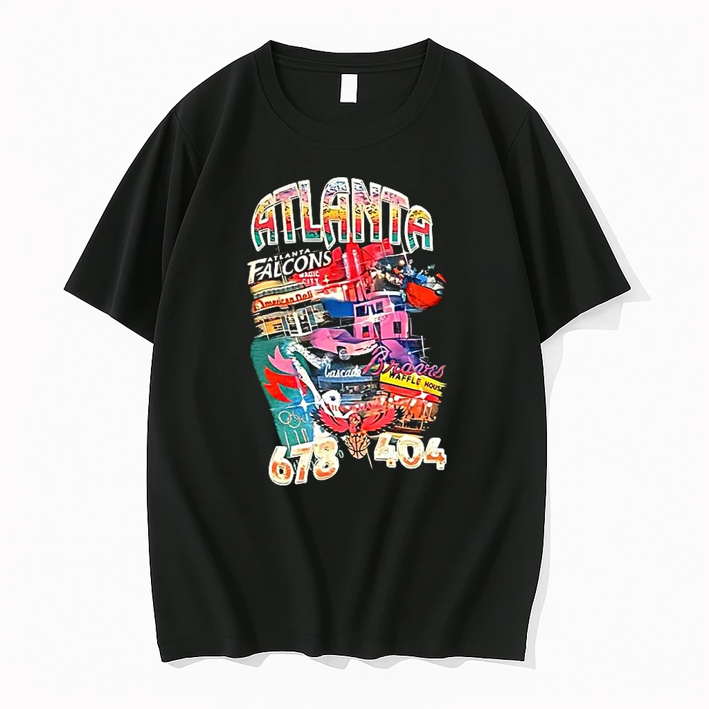 Atlanta Falcons And Braves 678 404 Shirts