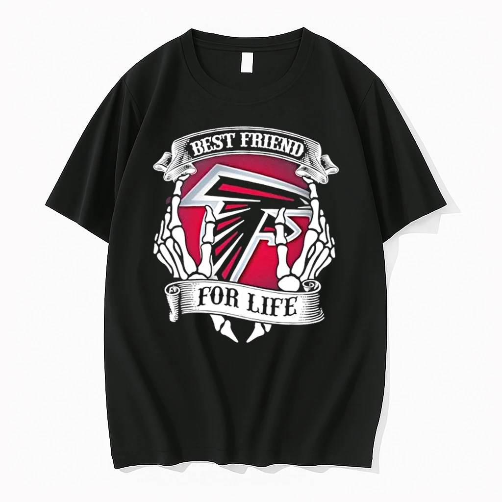 Atlanta Falcons Football Best Friend For Life Hands Bones Shirts