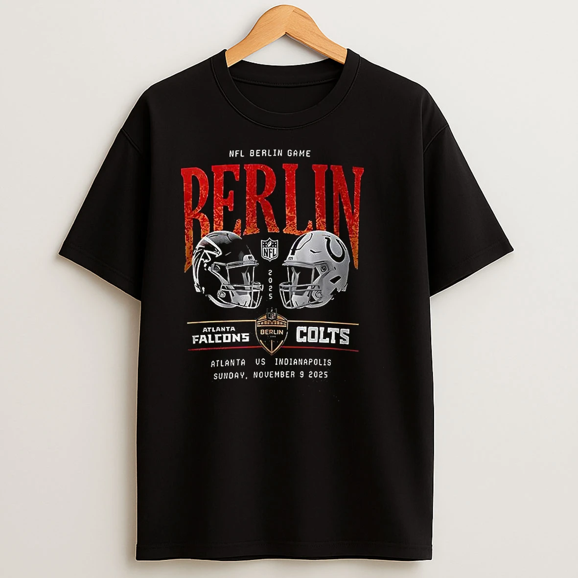 Atlanta Falcons Vs Colts Nfl Berlin Game Berlin 2025 T Shirts
