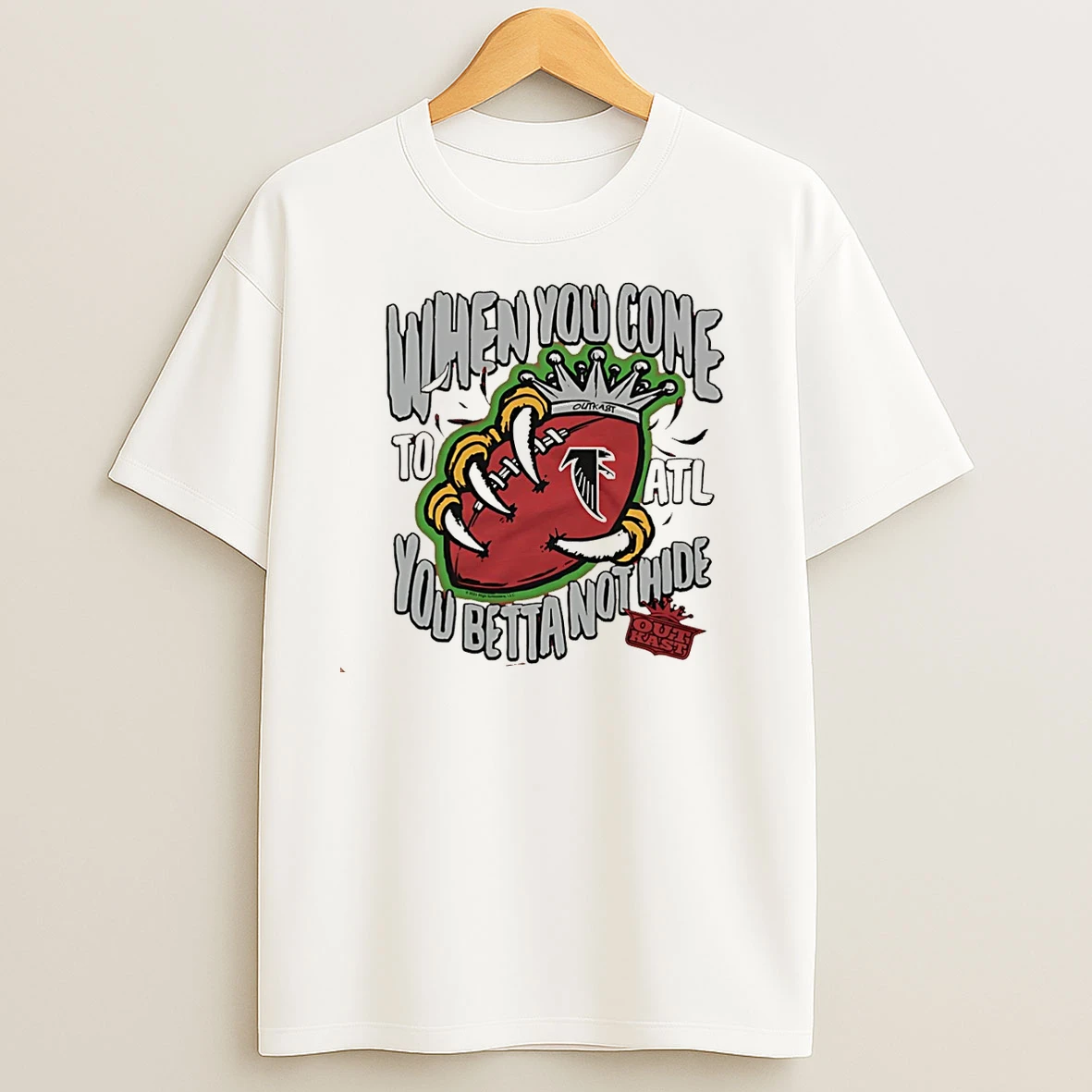 Atlanta Falcons X Outkast When You Come You Better Not Hide Christmas T Shirts