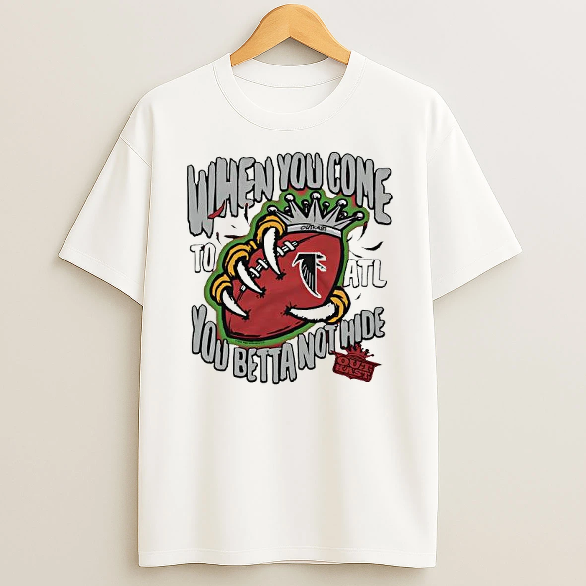 Atlanta Falcons X Outkast You Betta Not Hide Shirts