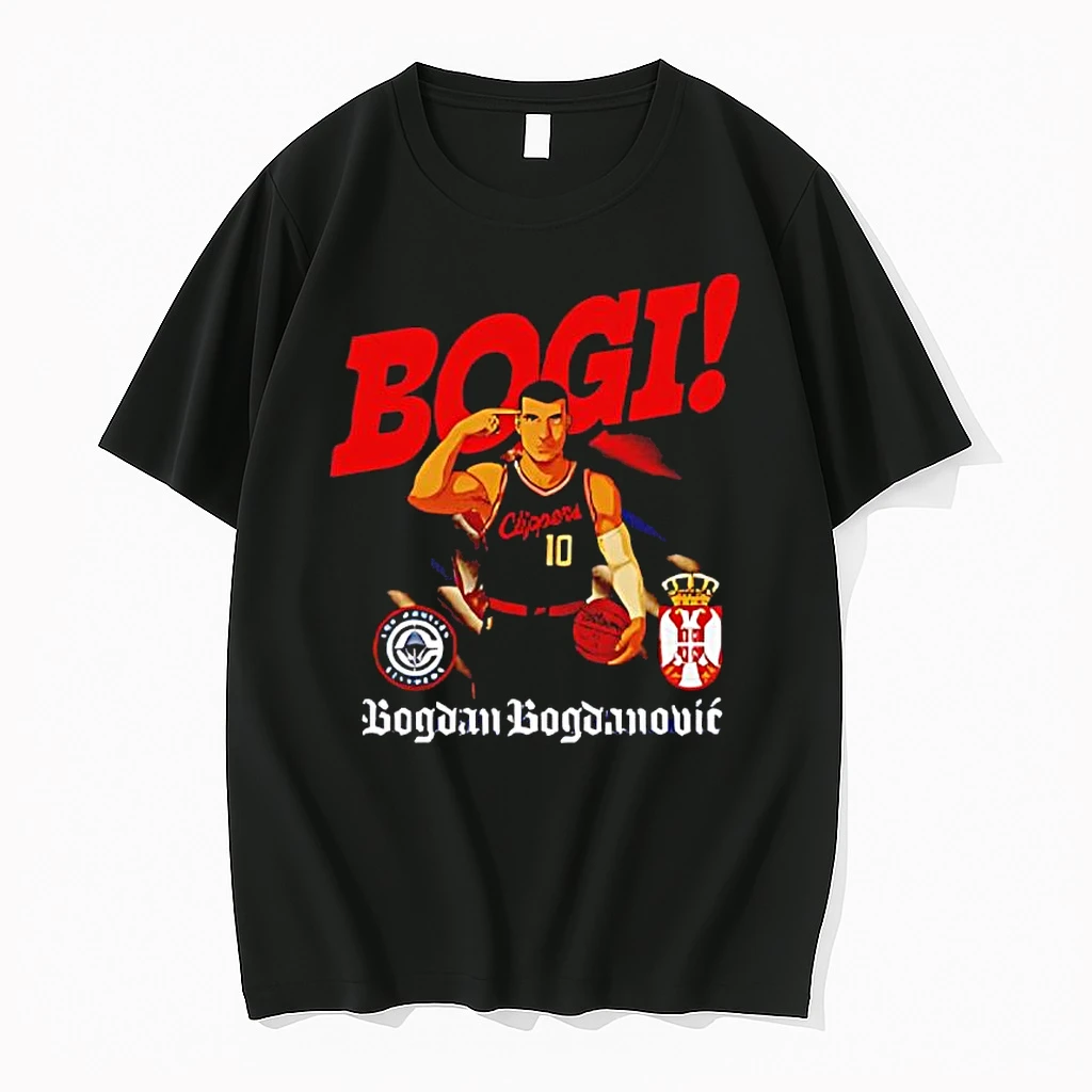 Atlanta Hawks Bogi Bogdan Bogdanovic Retro Black Shirts