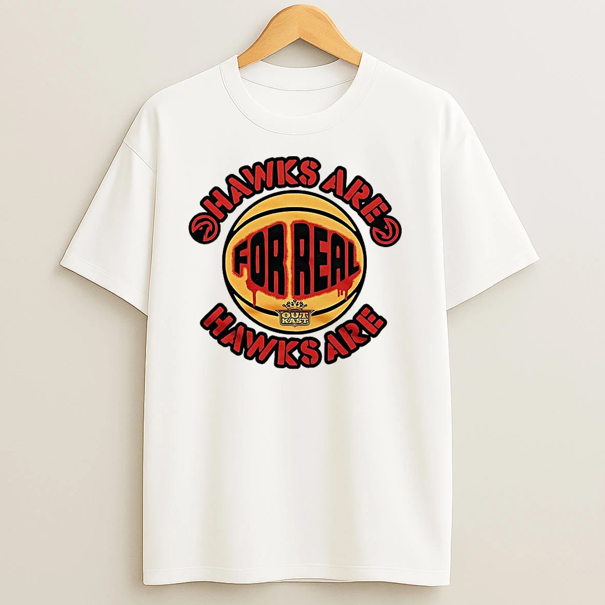 Atlanta Hawks Basketball Hawks Are For Real Logo T Shirts