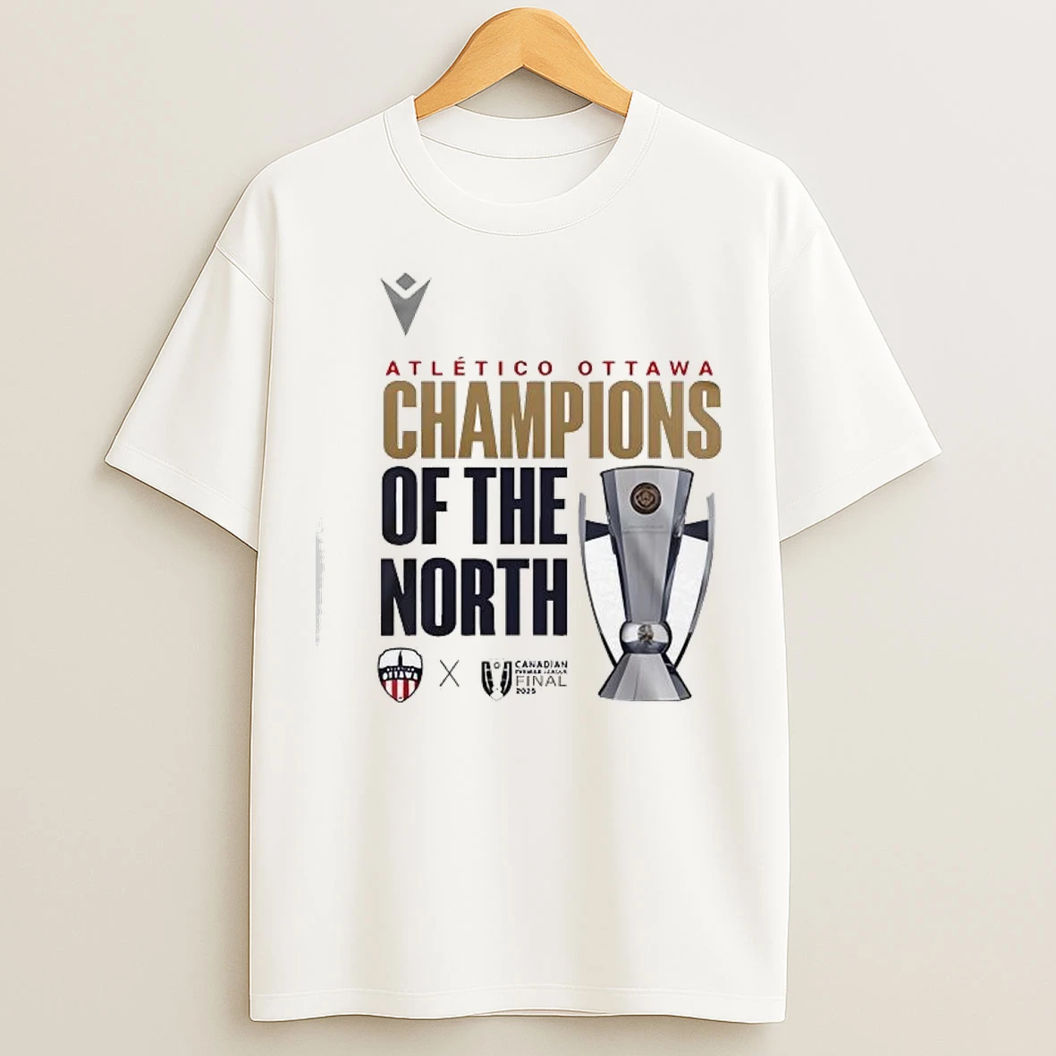 Atletico Ottawa Champions Of The North T Shirts