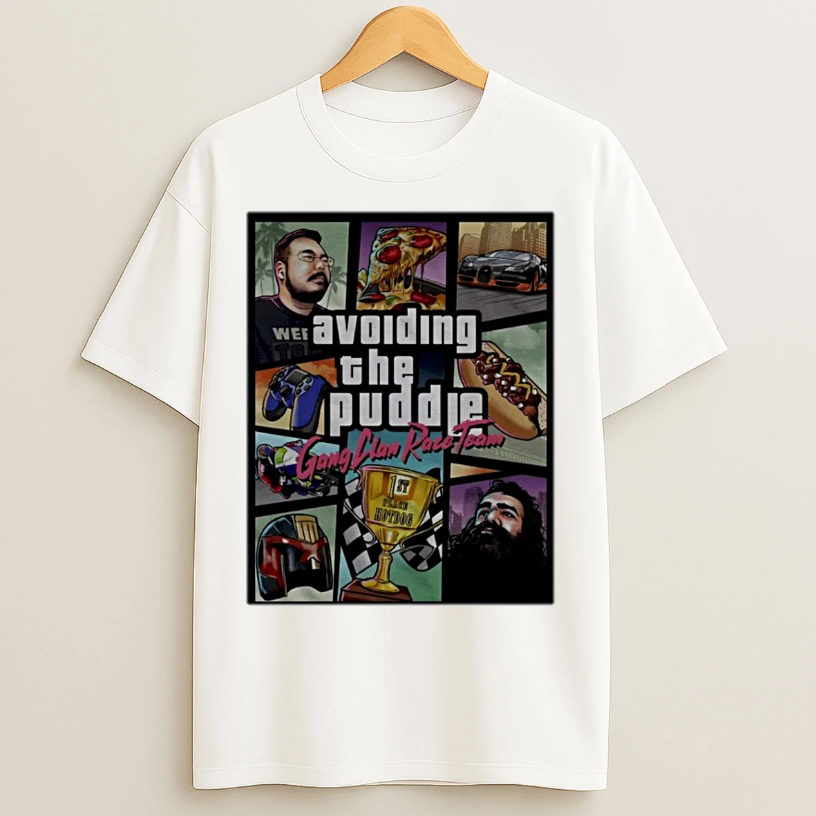Avoiding The Puddle Tang Clan Race Team T Shirts