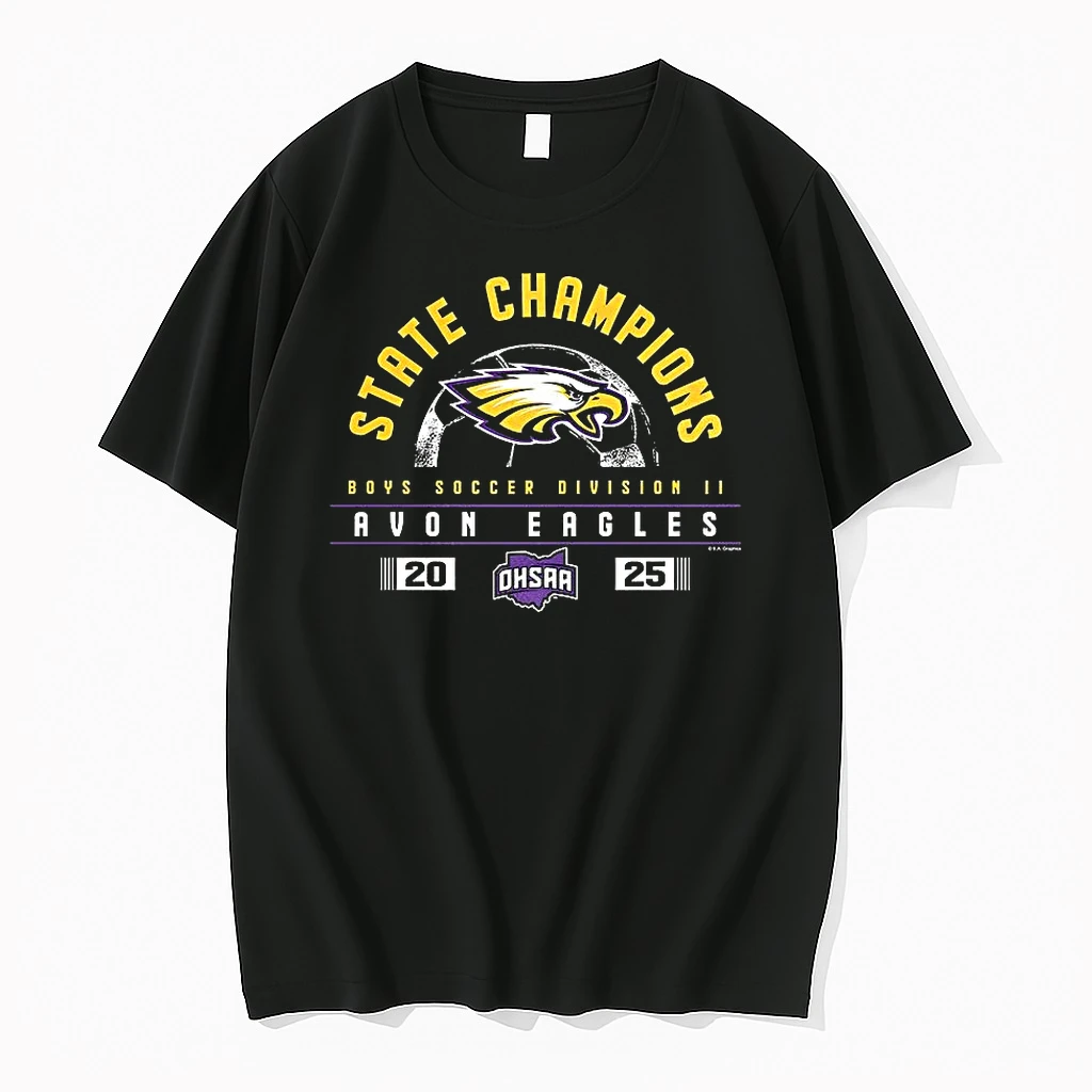 Avon Eagles 2025 Ohsaa Boys Soccer Division 2 State Champions Shirts