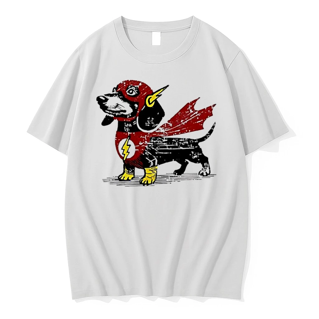 Awesome Dachshund Superhero Funny Wiener Dog Shirts