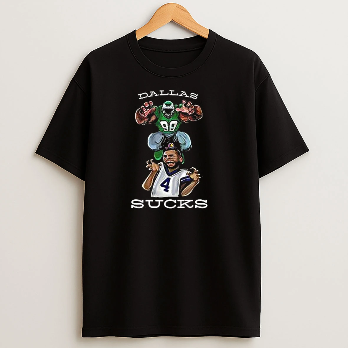 Awesome Dallas Sucks Vol 2 Philadelphia Eagles Cartoon T Shirts