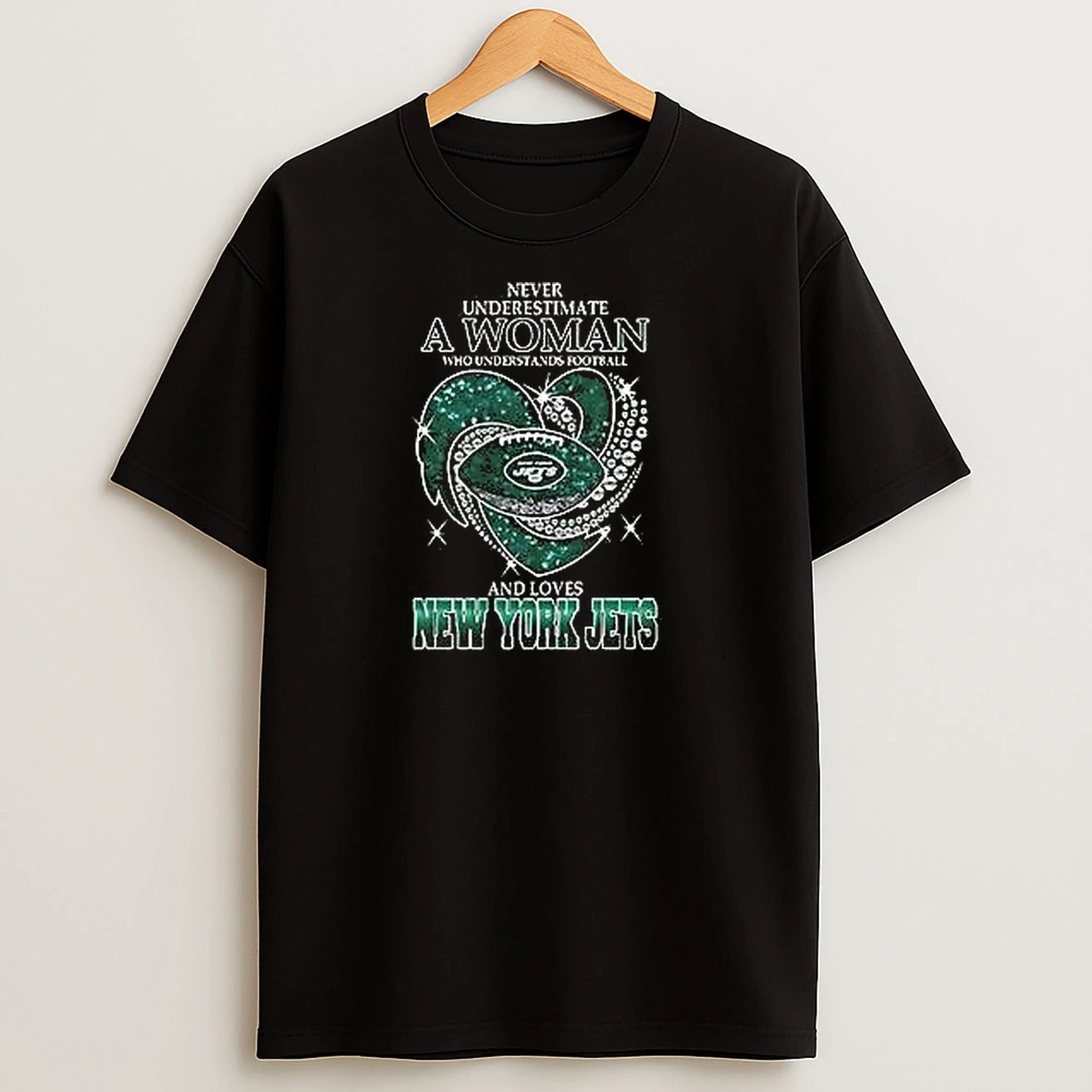 Awesome Never Underestimate A Woman Who Understands Football And Loves New York Jets 2025 T Shirts
