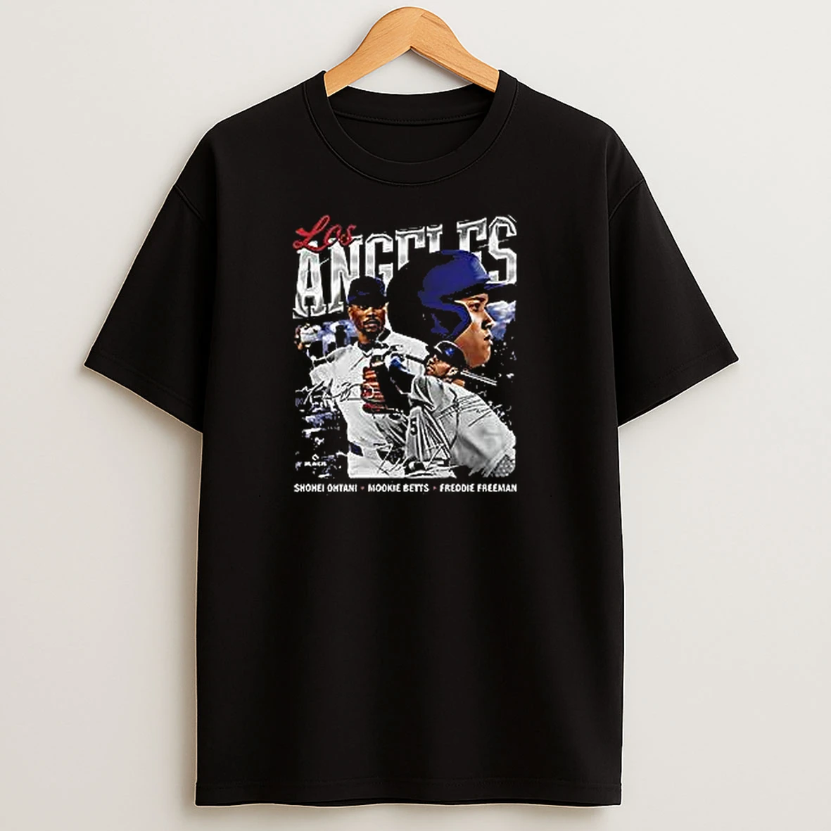 Awesome Shohei Ohtani Mookie Betts Freddie Freeman Los Angeles Dodgers Retro T Shirts