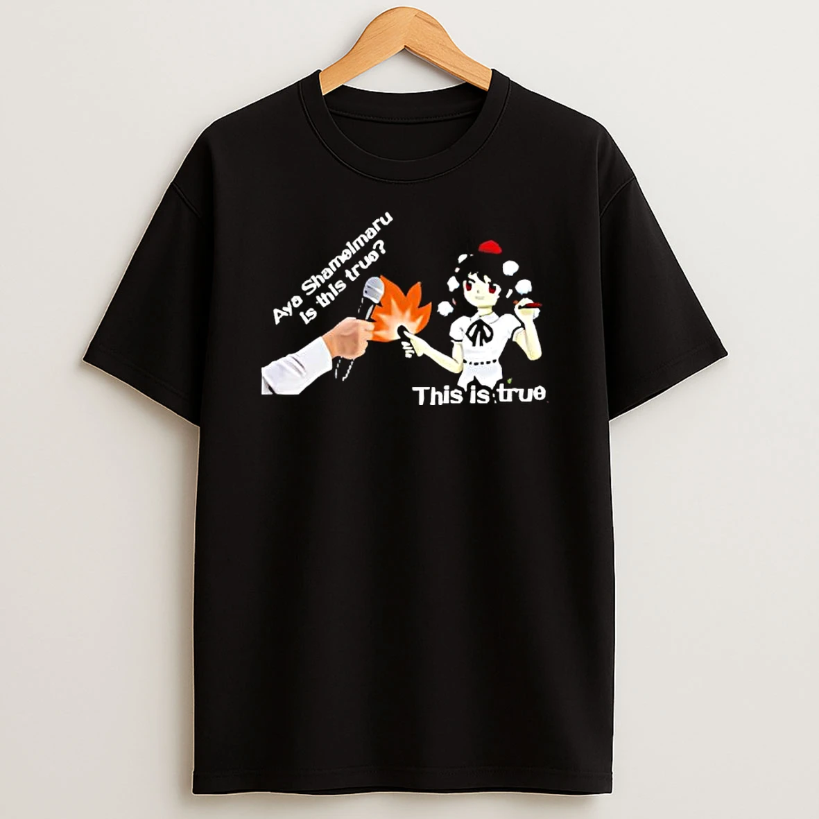 Aya Shameimaru Is This True This Is True Shirts
