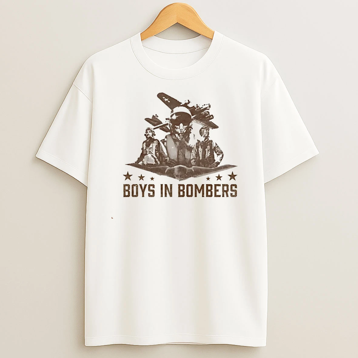 B 17 Bomber Boys In Bombers Christmas T Shirts