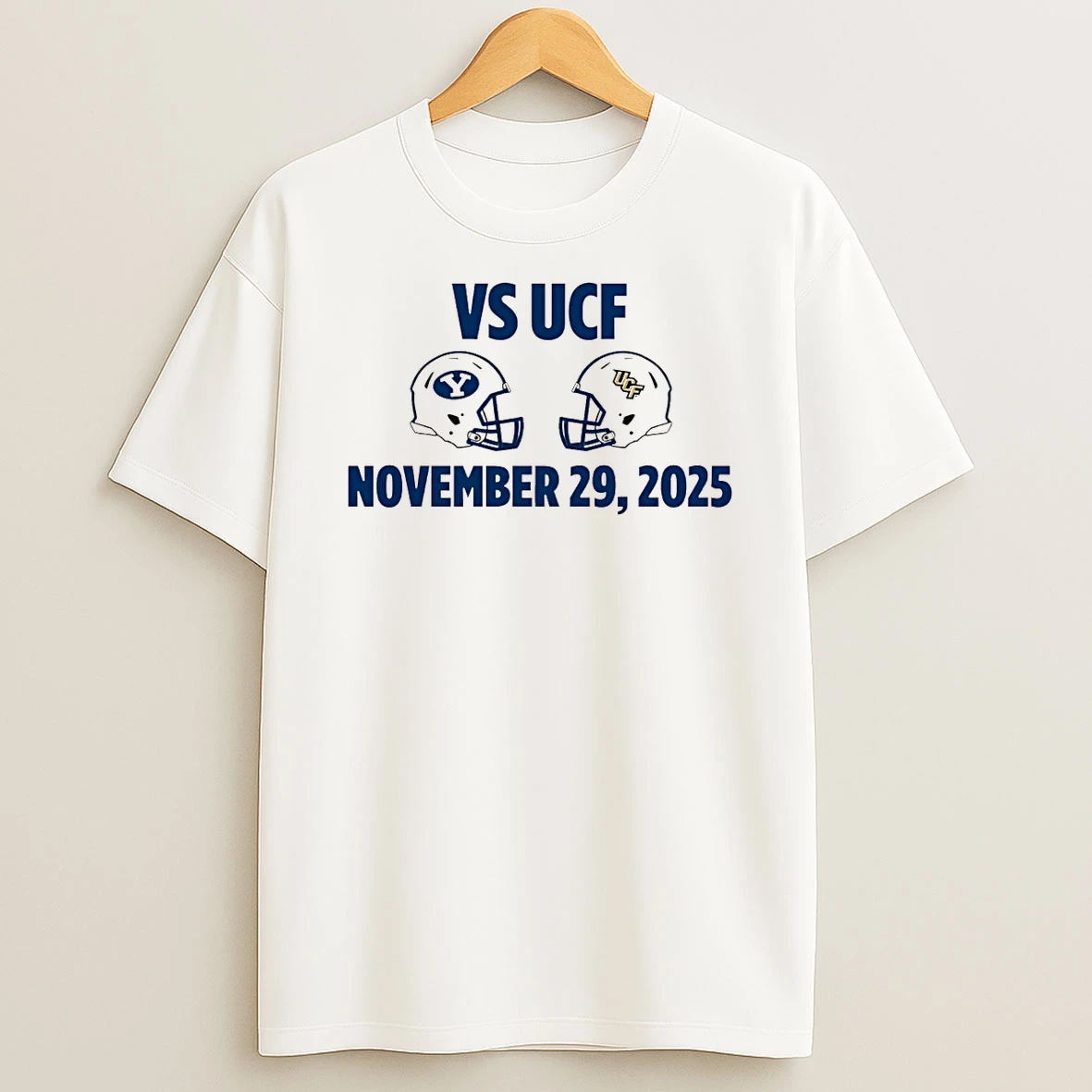 Byu Cougars Vs Ucf Knights November 29 2025 Helmets Shirts