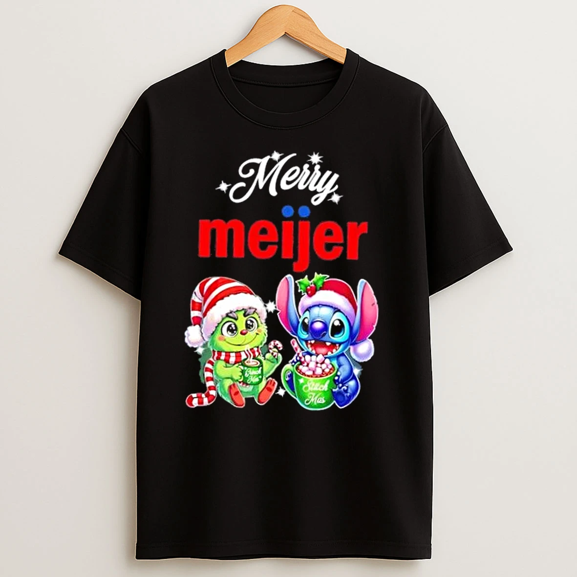Baby Grinch And Stitch X Meijer Merry Christmas T Shirts