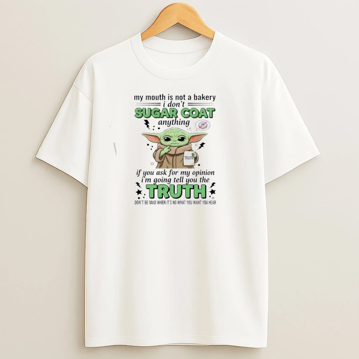 Baby Yoda My Mouth Is Not A Bakery T Shirts