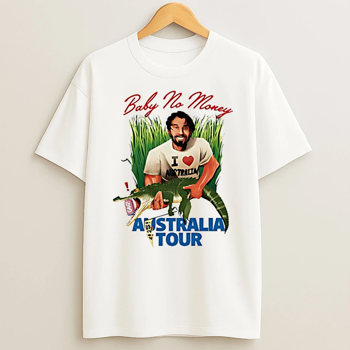 Baby No Money Australia Tour Artist First 2025 Tour Shirts
