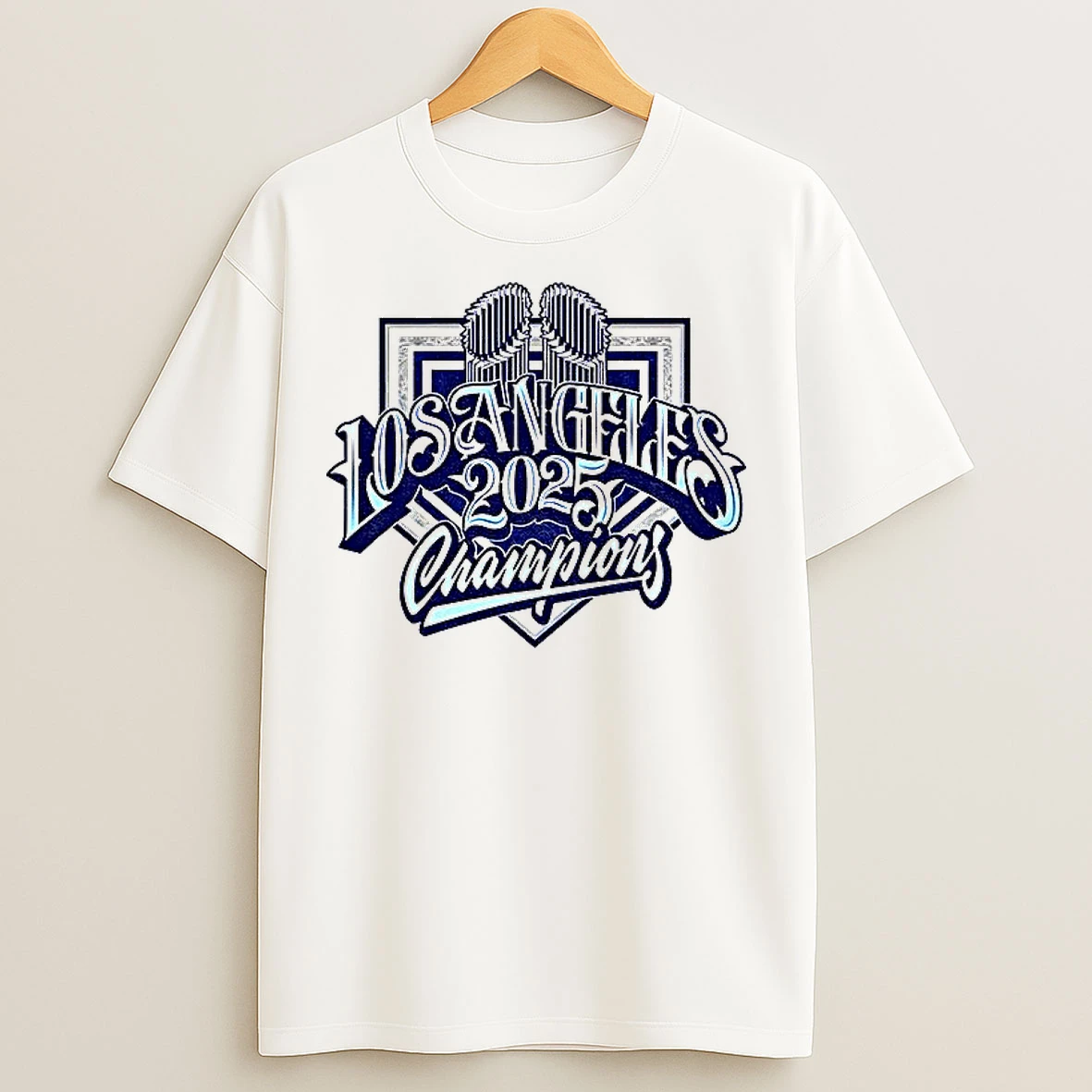 Back 2 Back Los Angeles Dodgers 2025 World Series Champions Mlb Trophy T Shirts