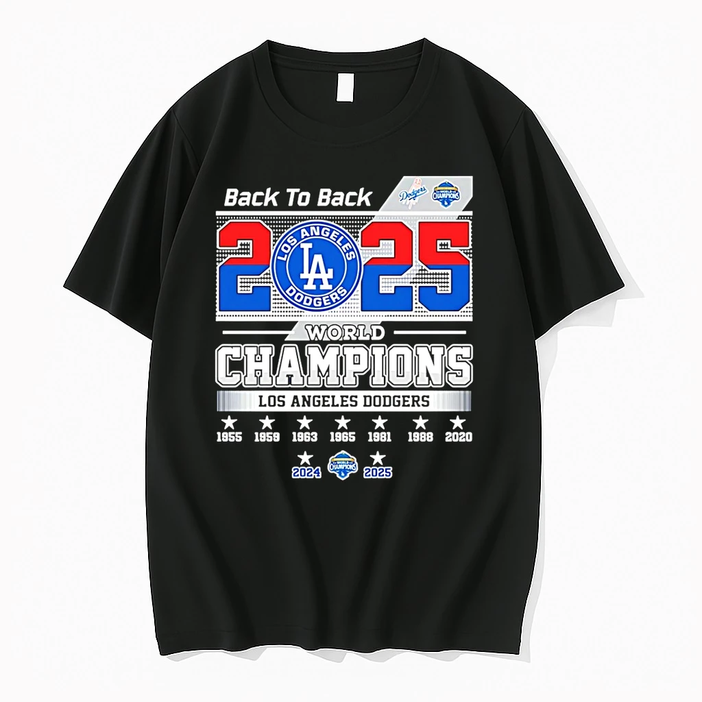 Back To Back 2025 World Series Champions La Dodgers Shirts