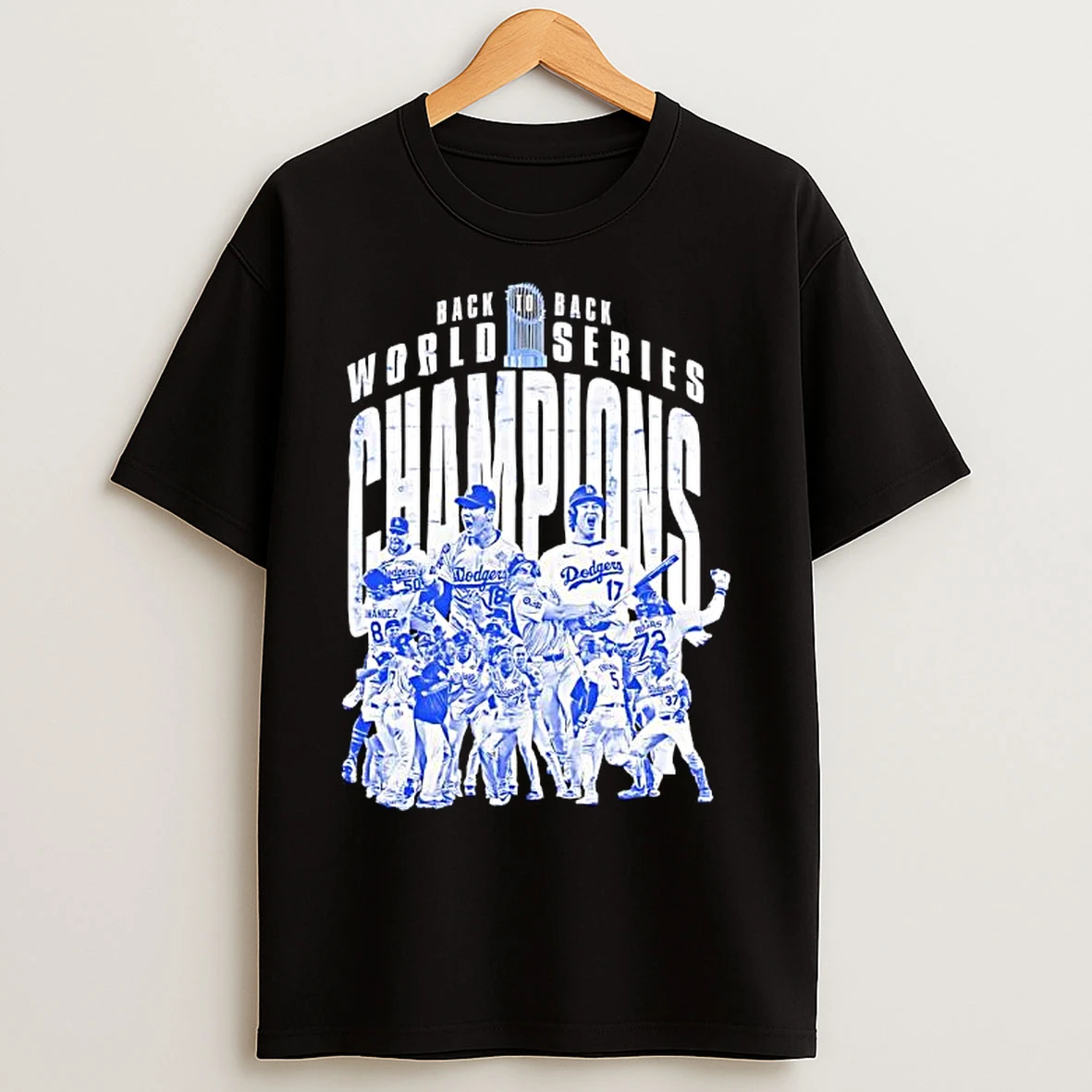 Back To Back World Series Champions Los Angeles Dodgers Wins T Shirts