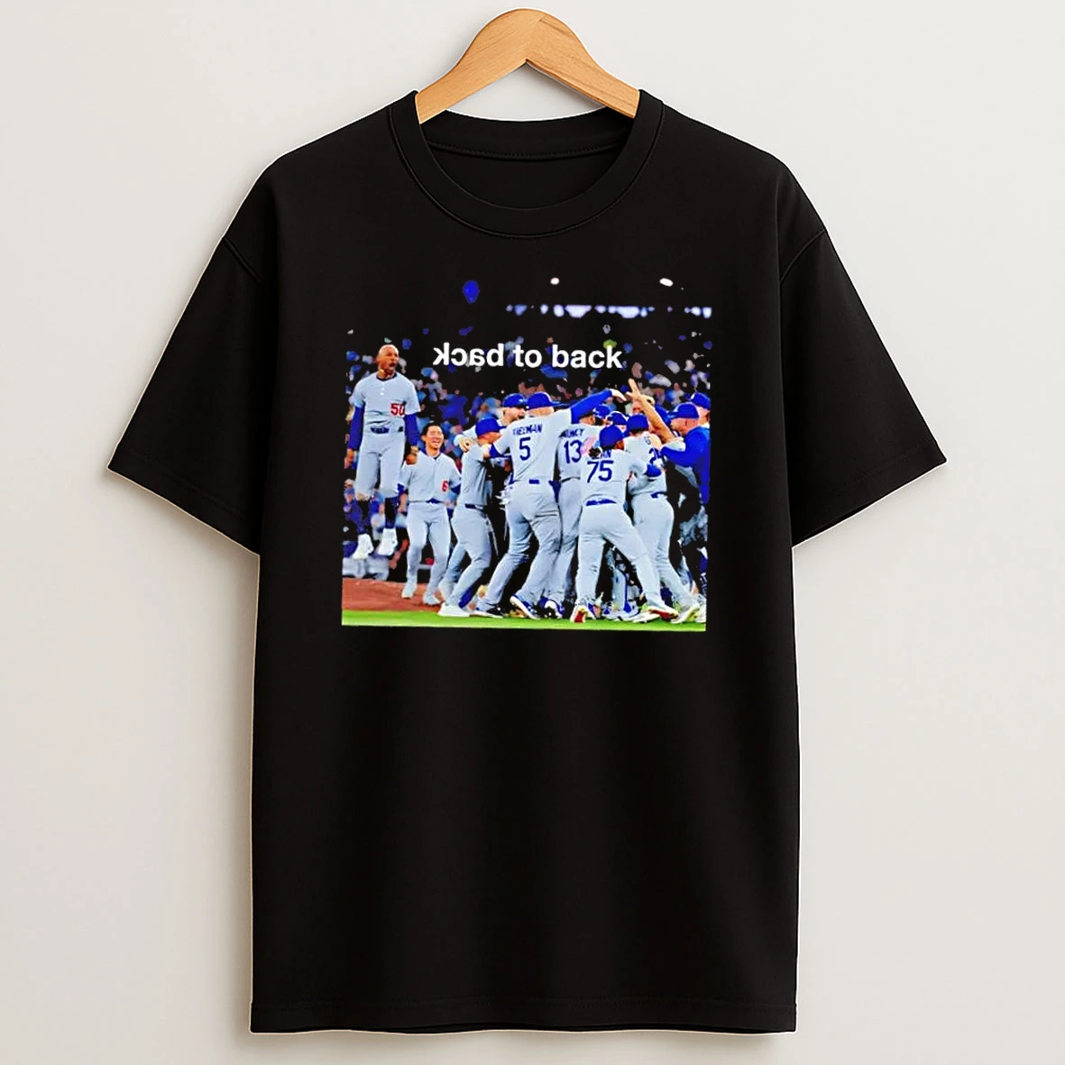 Back To Back Los Angeles Dodgers Champions Photo Shirts