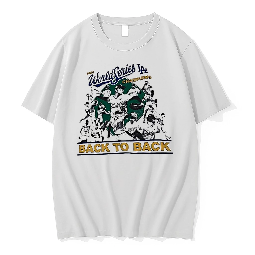 Back To Back World Champion Los Angeles Dodgers Memory Players Shirts