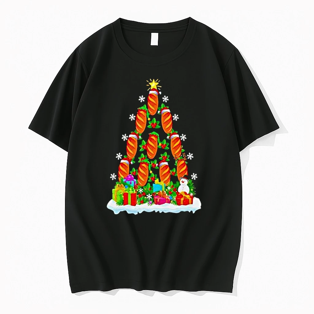 Baguette Xmas Holiday Santa Baguette Christmas Shirts