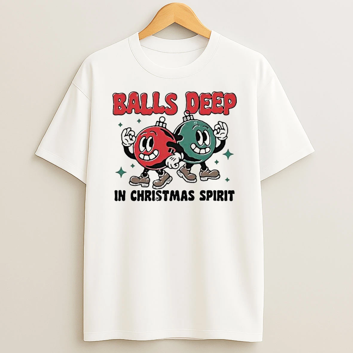 Balls Deep In Christmas Spirit Shirts