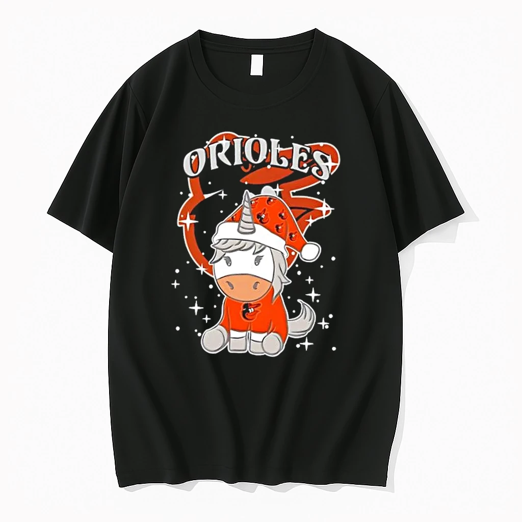 Baltimore Orioles Baseball X Unicorn Merry Christmas Shirts