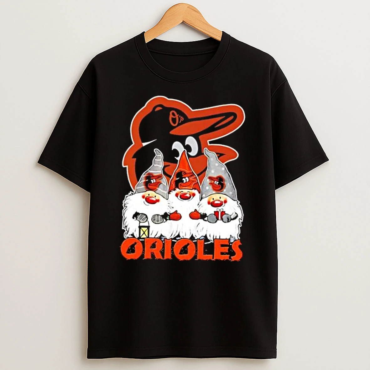 Baltimore Orioles X Gnomes Xmas Christmas Shirts