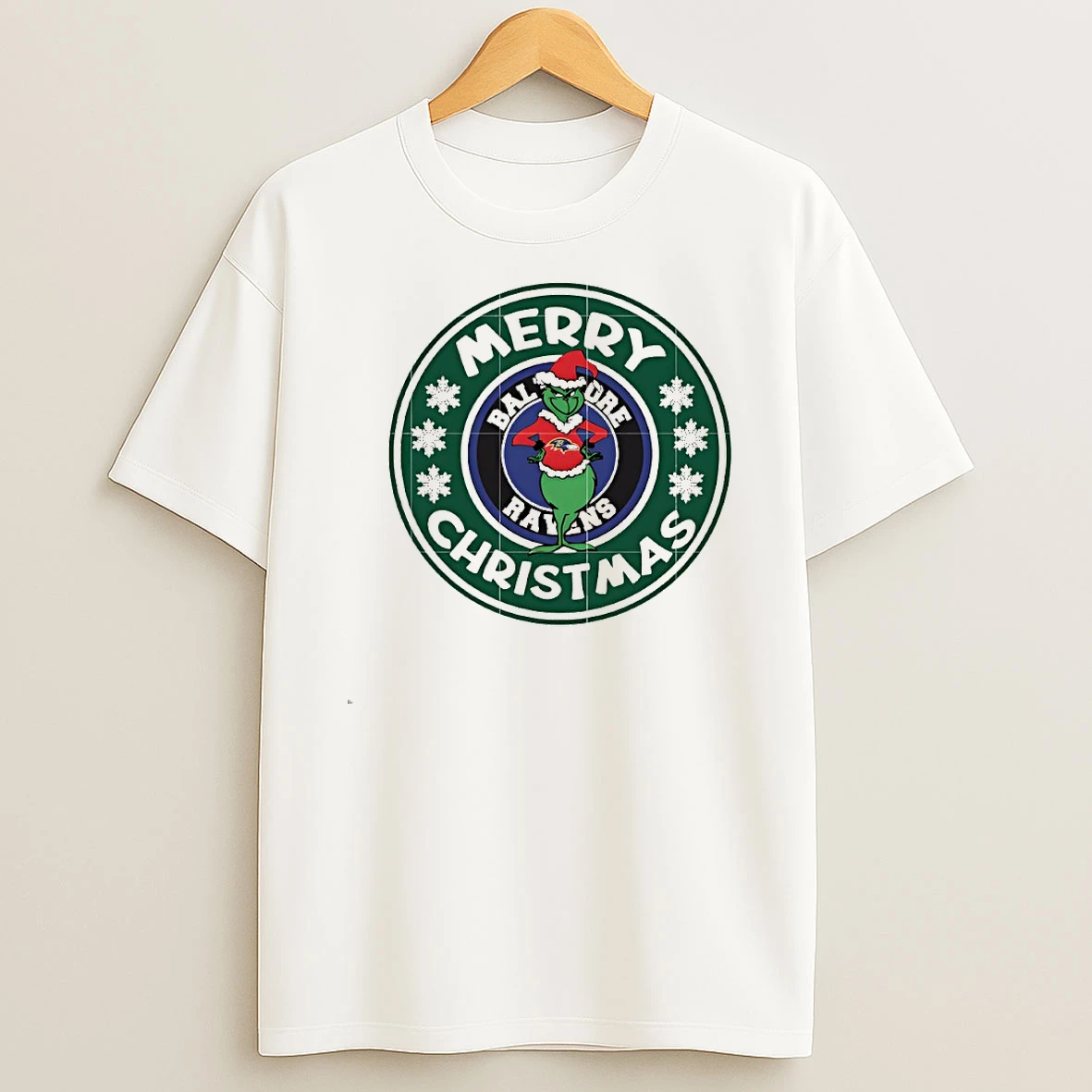 Baltimore Ravens Grinch Merry Christmas Shirts