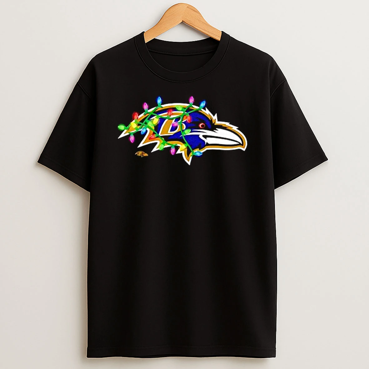 Baltimore Ravens Logo Holiday Lights Shirts