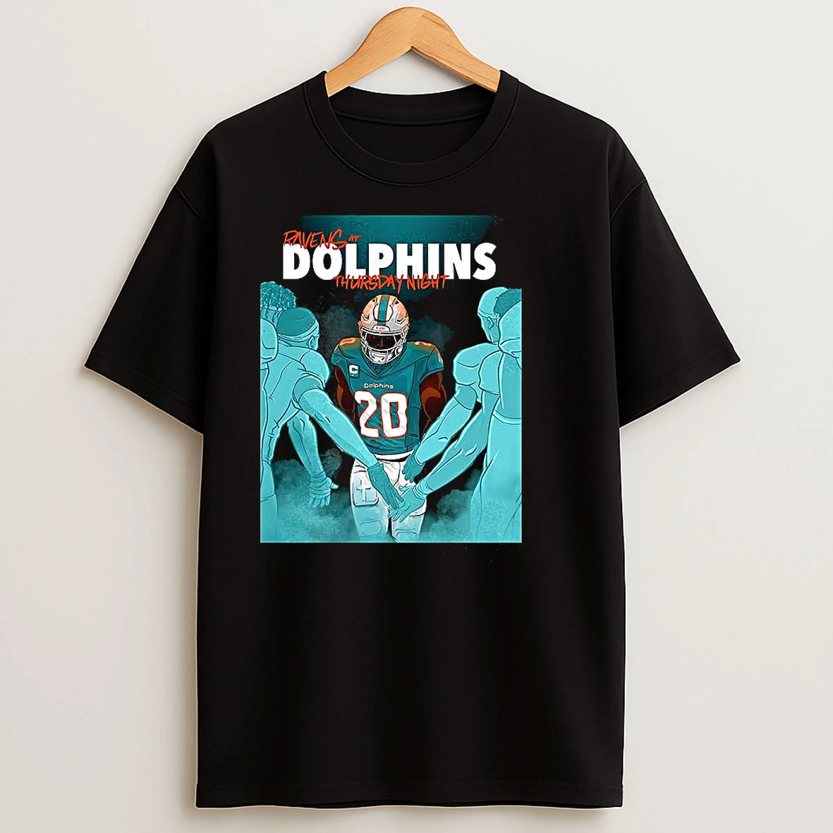 Baltimore Ravens Vs Miami Dolphins Nfl 2025 Thursday Night Halloween T Shirts