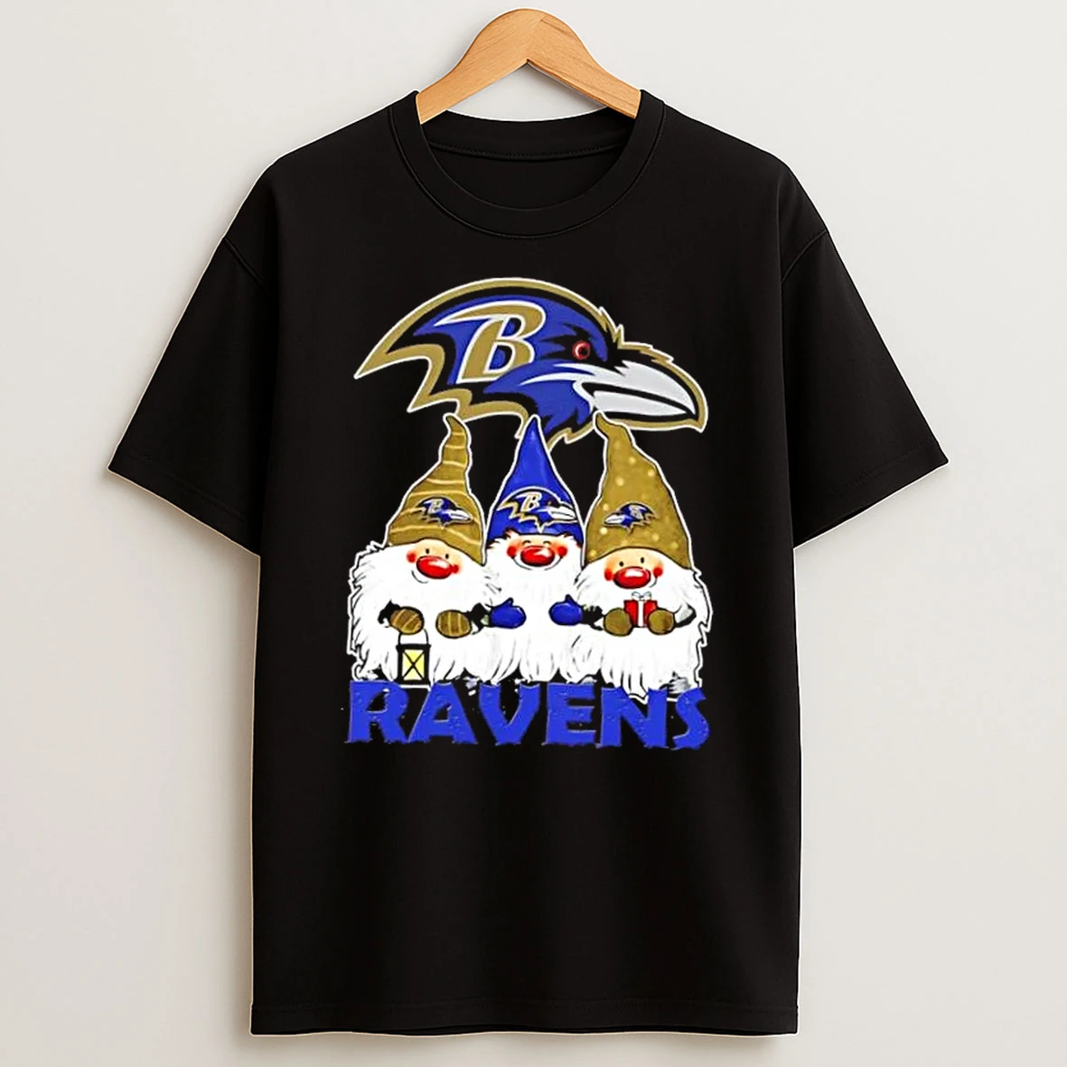 Baltimore Ravens X Gnomes Xmas Christmas Shirts