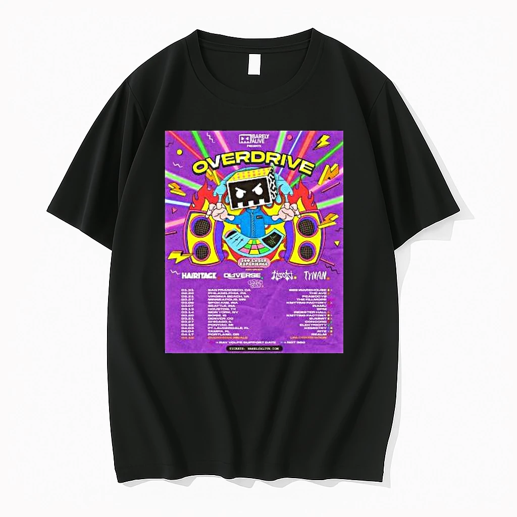 Barely Alive Overdrive 2026 Tour Shirts
